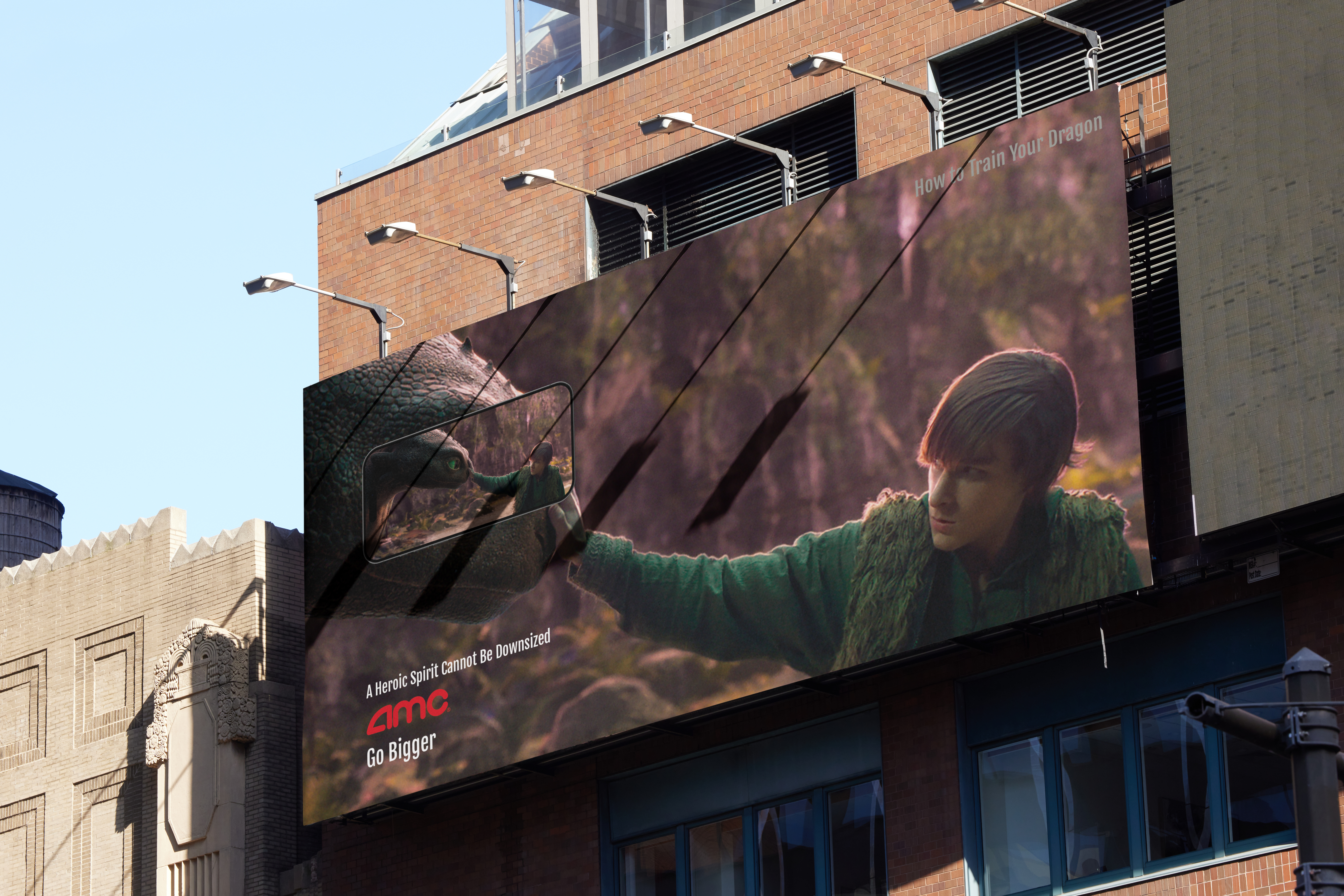 AMC Go Bigger — outdoor billboard campaign
